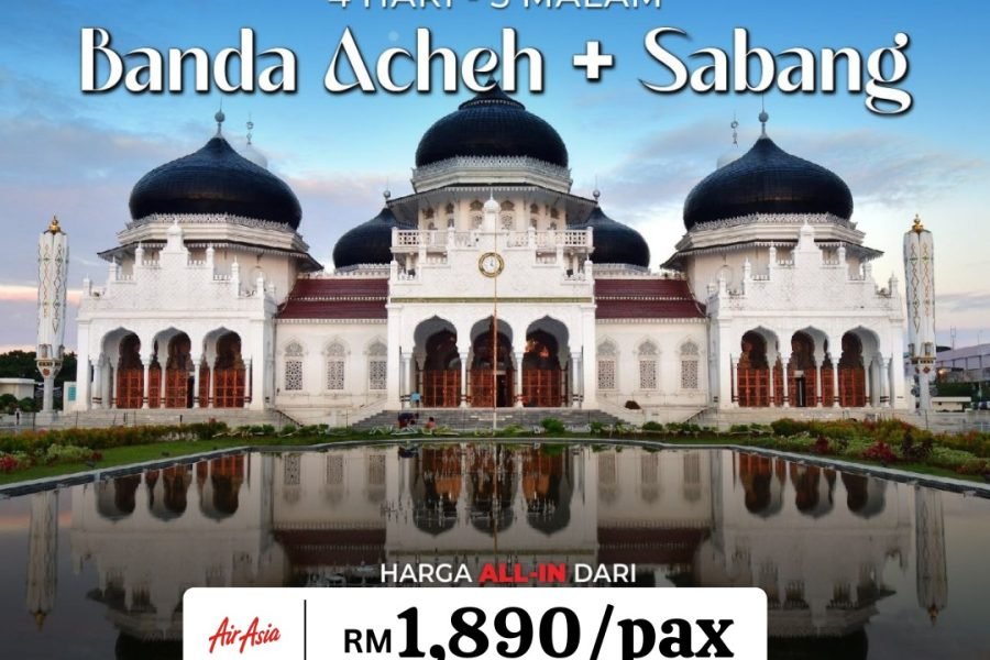 PAKEJ 4H3M Banda Acheh + Sabang